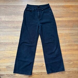 SHEIN Black Wide-Leg Jeans High Waisted Women’s Size S